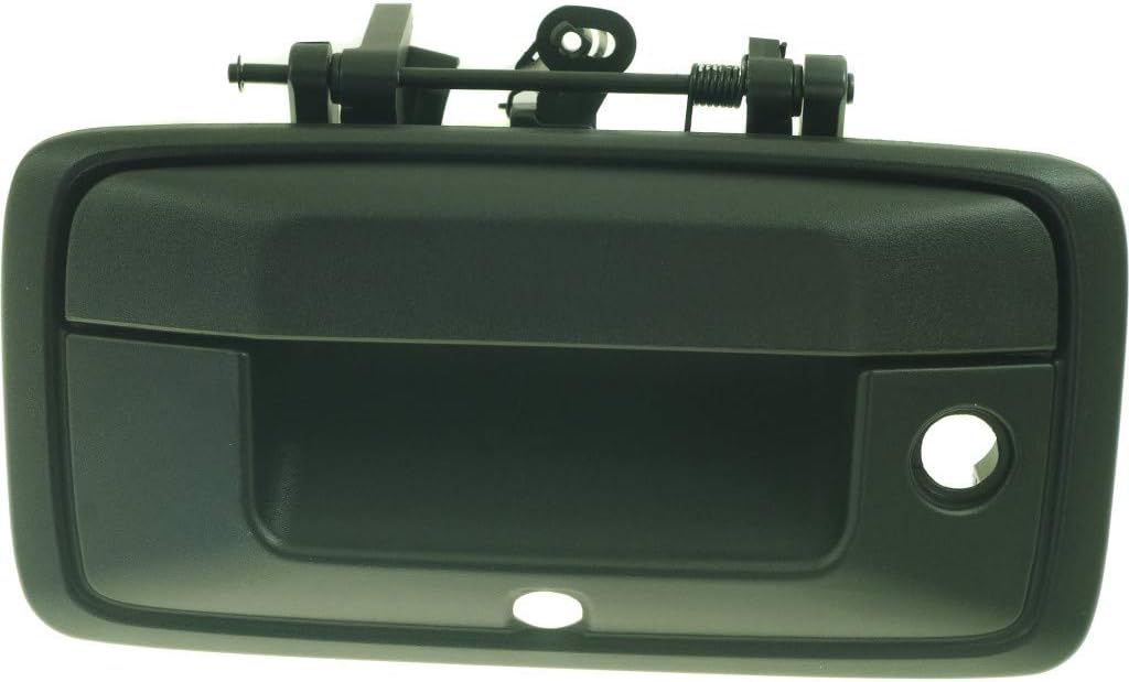 Manija para puerta trasera Chevy Silverado 1500 2016 2017 2018  Exterior  Negro texturizado  con orificio para llave  con orificio de leva  Todos