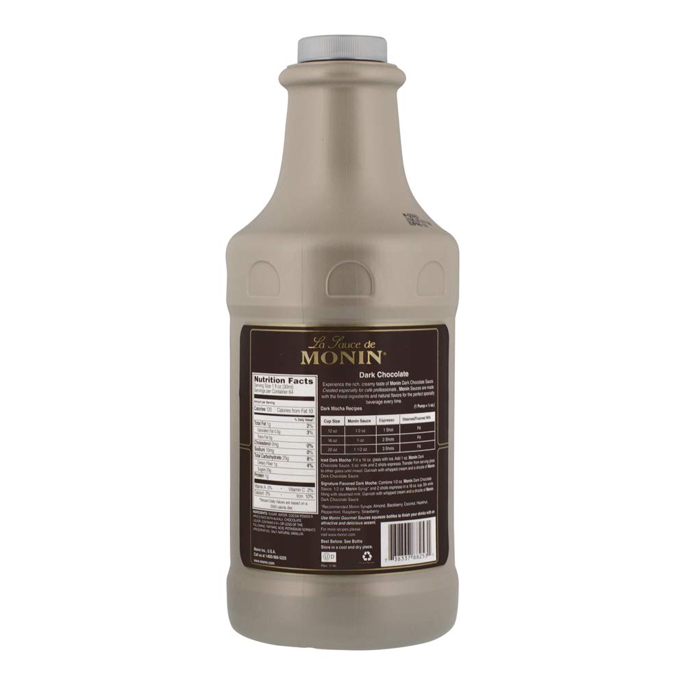 Salsa de Chocolate oscuro Monin Gourmet