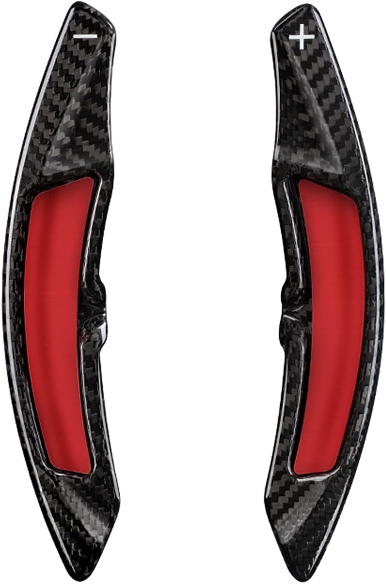 Extensiones PDK de paleta de cambio de fibra de carbono real compatibles con Porsche 911 718 918 918 Macan Cayenne GT3
