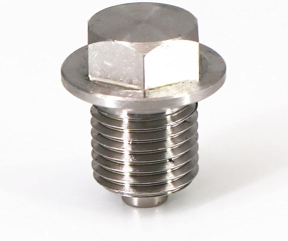 Tapón de drenaje de aceite de acero inoxidable con imán de neodimio M14 x 4.9 ft m universal
