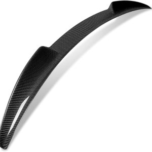 DNA MOTORING 2-SPC-7518-CF Alerón de la tapa del maletero de fibra de carbono estilo V compatible con Kia K5 2021-2023 DNA MOTORING 2-SPC-7518-CF Alerón de la tapa del maletero de fibra de carbono estilo V compatible con Kia K5 2021-2023