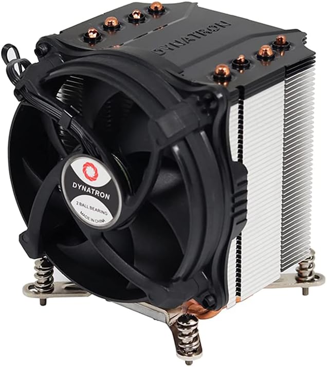 Dynatron Q6 Alder Lake-S Socket LGA 1700 Disipador de calor de CPU y ventilador PWM, 125 W TDP