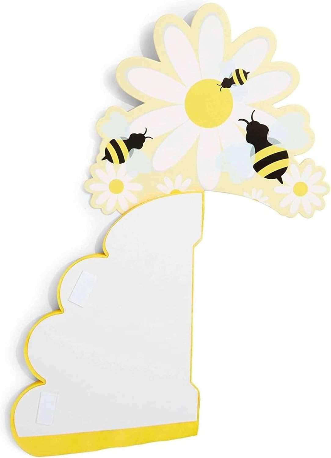 Sparkle and Bash Bumble Bee – Centro de mesa de panal (9 x 11 pulgadas, amarillo, paquete de 3)