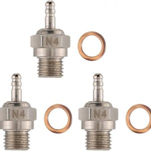 N3N4 Nueva bujía de encendido caliente para camión Traxxas RC Nitro Motores Car Truck (3 piezas N4 Sparks) N3N4 Nueva bujía de encendido caliente para camión Traxxas RC Nitro Motores Car Truck (3 piezas N4 Sparks)