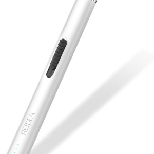 REIDEA Encendedor de velas electrónico plano R1, resistente al viento, sin llama, USB, recargable, con botón seguro e indicador de encendido para REIDEA Encendedor de velas electrónico plano R1, resistente al viento, sin llama, USB, recargable, con botón seguro e indicador de encendido para