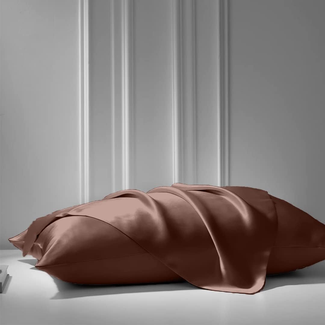 Juego de sábanas de satén de seda  Sábana bajera de satén de seda  Sábana encimera de satén de seda  Funda de almohada de seda  Juego de sábanas de