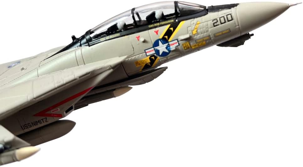 Grumman F-14 F-14A F-14B F-14D Tomcat Fighter Aviones de combate de metal militar fundido a presión modelo de avión de metal (F-14A)