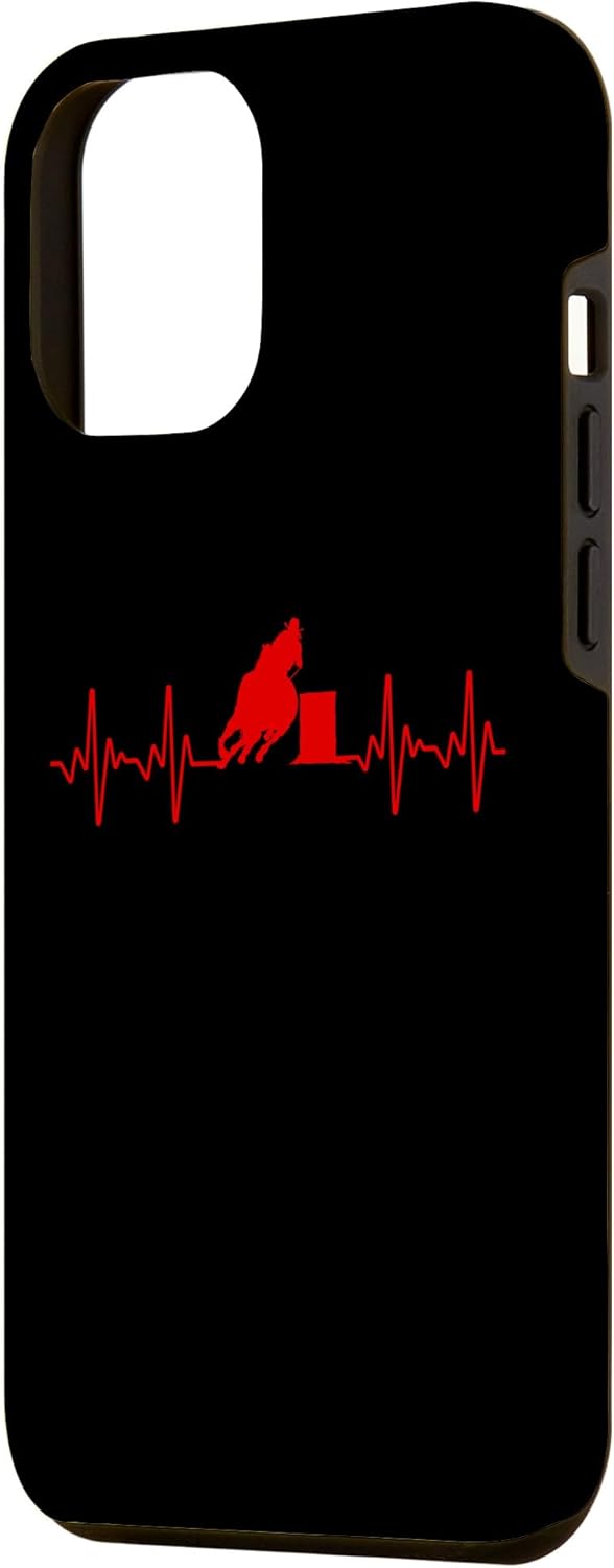 Funda para iPhone 14 Pro Max Cool Barrel Racing para hombres y mujeres Horse Barrel Racer Rodeo