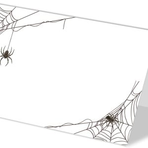 JY878 – Juego de 25 etiquetas de tienda de campaña de Halloween, tarjetas editables con nombre de lugar, plegables, Halloween, Acción de Gracias, JY878 – Juego de 25 etiquetas de tienda de campaña de Halloween, tarjetas editables con nombre de lugar, plegables, Halloween, Acción de Gracias,