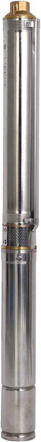 SHYLIYU Bombas sumergibles 3 “OD Pipe 220-240V60HZ 0.37KW 0.5HP Acero inoxidable 1” Salida Bomba sumergible de pozo profundo Bomba de pozo profundo