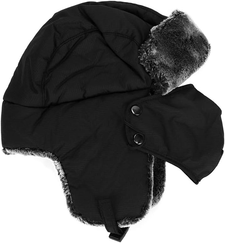 Sombrero de esquí para niños, diseño de trampa, térmico, ruso, cálido, impermeable, resistente al viento, cubierta al aire libre, caza, snowboard,