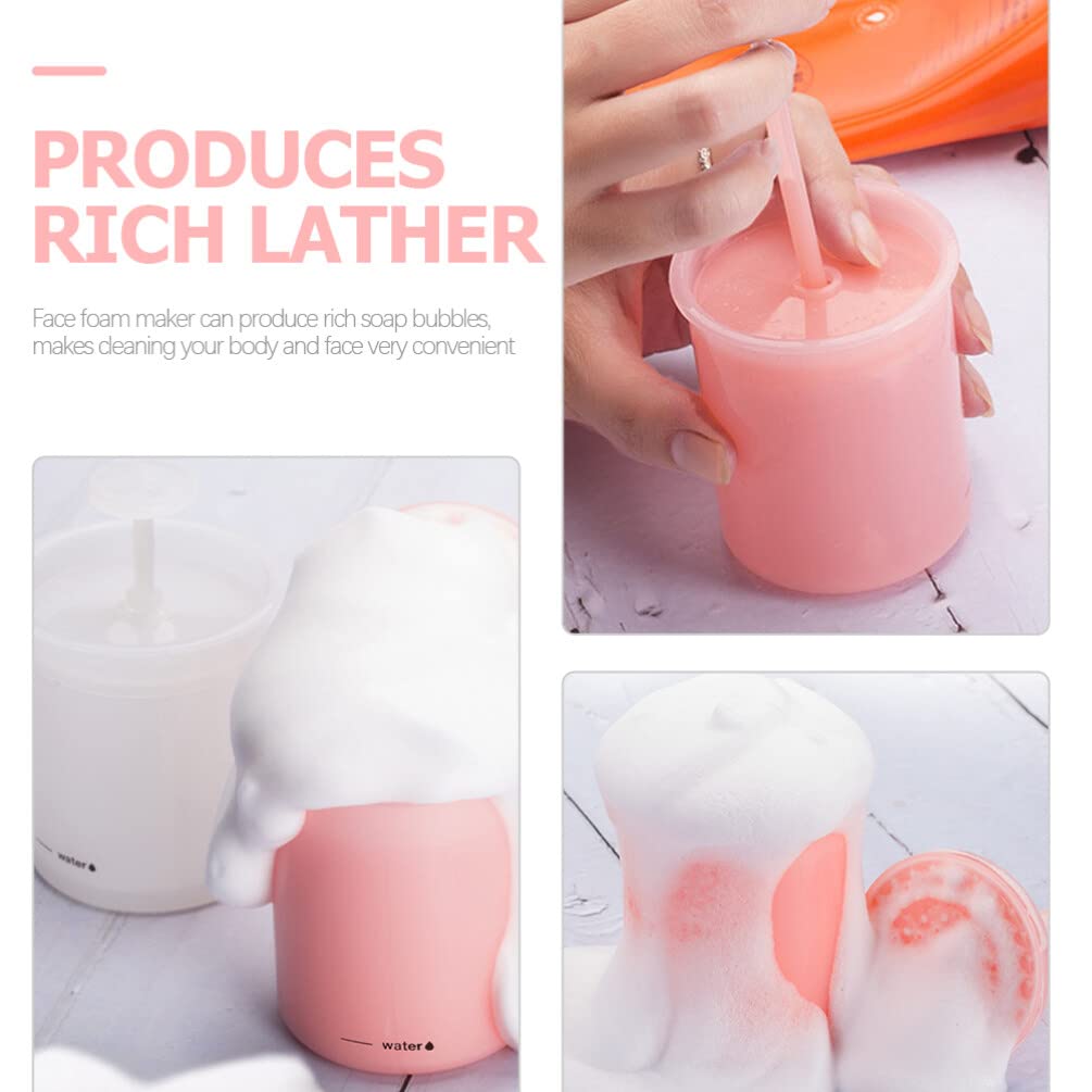 FRCOLOR 18 piezas de espuma facial de gel de limpieza de espuma de lavado facial, fabricante de espuma de espuma para el hogar, limpiadores para el
