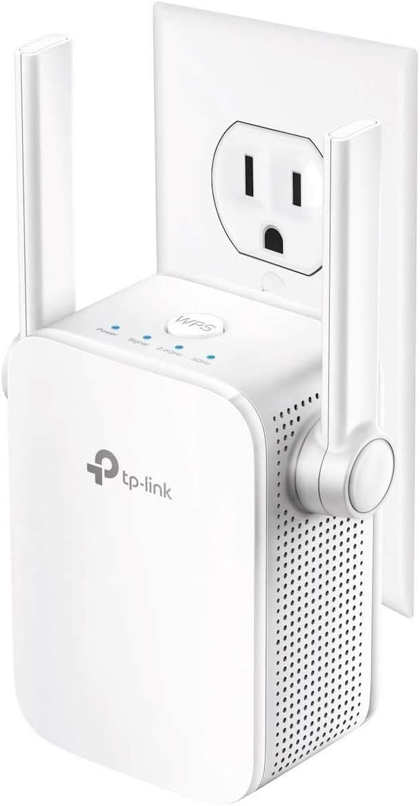 tp-link Extensor WiFi AC1200  Hasta 1200 Mbps  Extensor de rango de doble banda, extiende Internet Wifi a dispositivos Smart Home y Alexa (RE305)