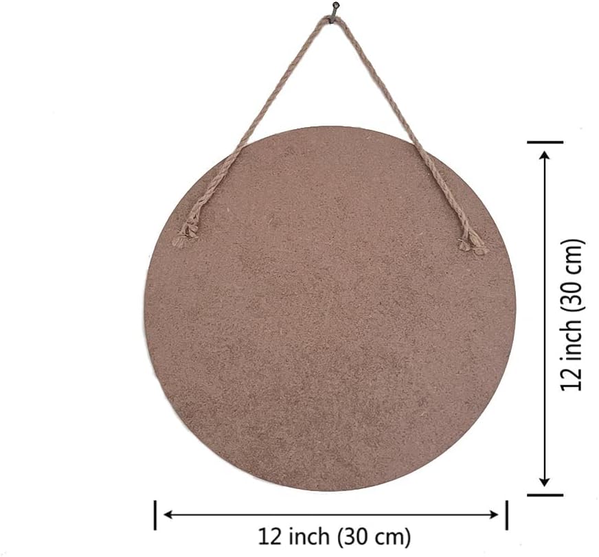 Letrero de hojas de otoño para puerta delantera, coronas divertidas, decoración de placa de madera rústica, redonda, decoración de porche de madera