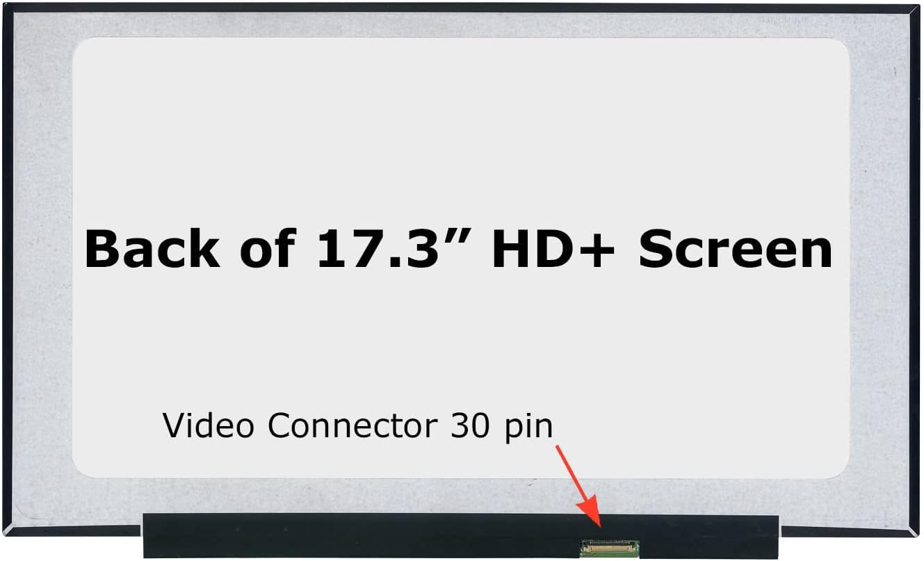 SCREENARAMA Nueva pantalla de repuesto para HP 17-CN0XXX 17-CN1XXX 17-CN2XXX (HD+ 1600×900) pantalla LCD LED con herramientas y cinta