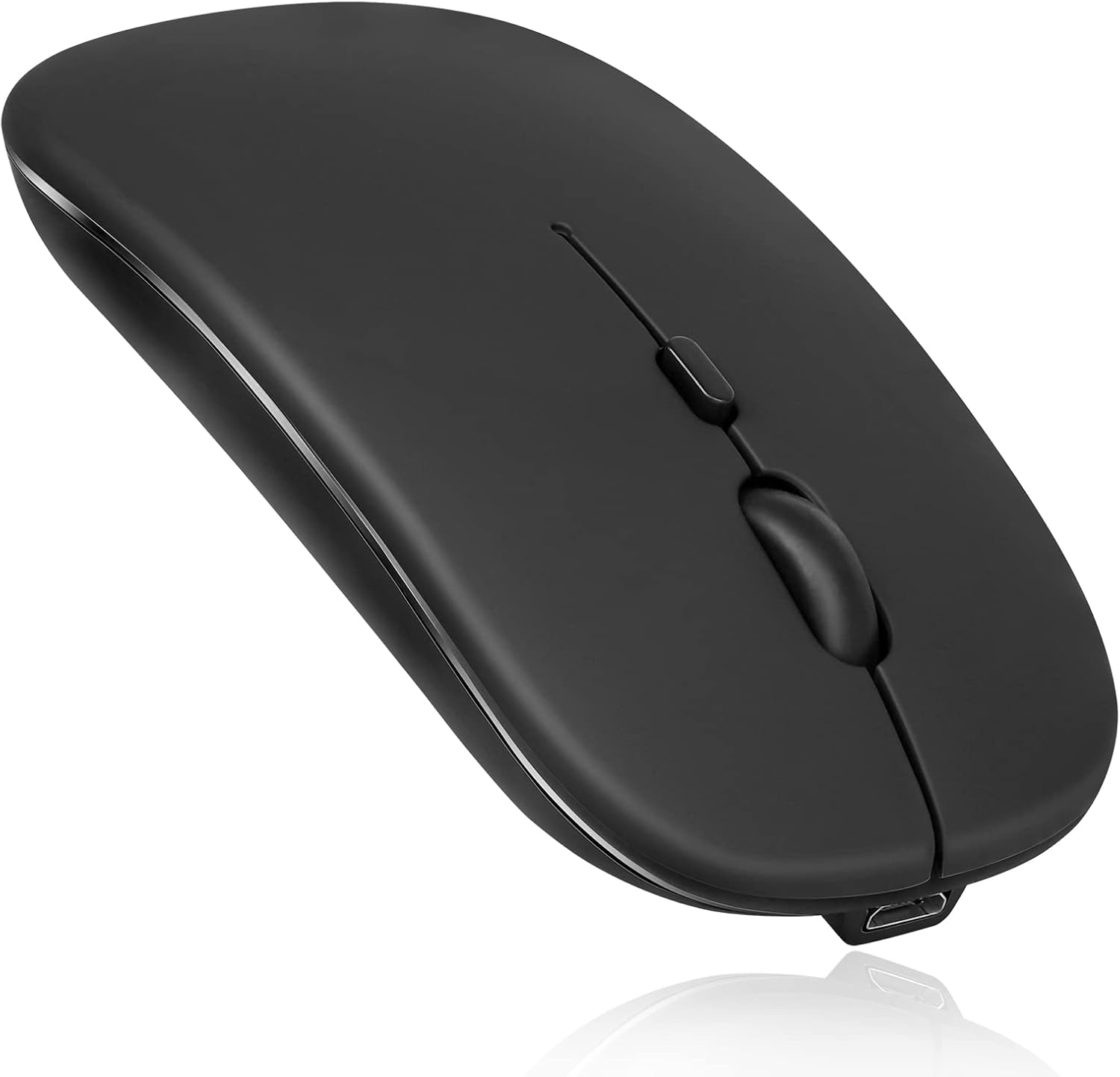 UrbanX Ratón inalámbrico recargable de 2,4 GHz y Bluetooth, para Tienda Fire HD 8 Plus (2020) Ratón inalámbrico Bluetooth para portátilPCMaciPad