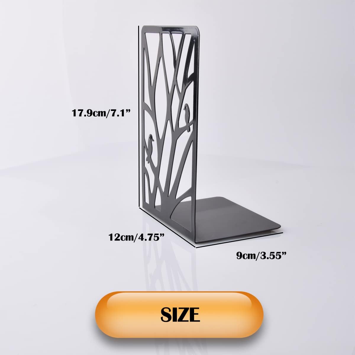 Sujetalibros decorativos de oficina, diseño de pájaro, tapón de metal resistente con base de goma antideslizante, soporte de sujeción para cuadernos