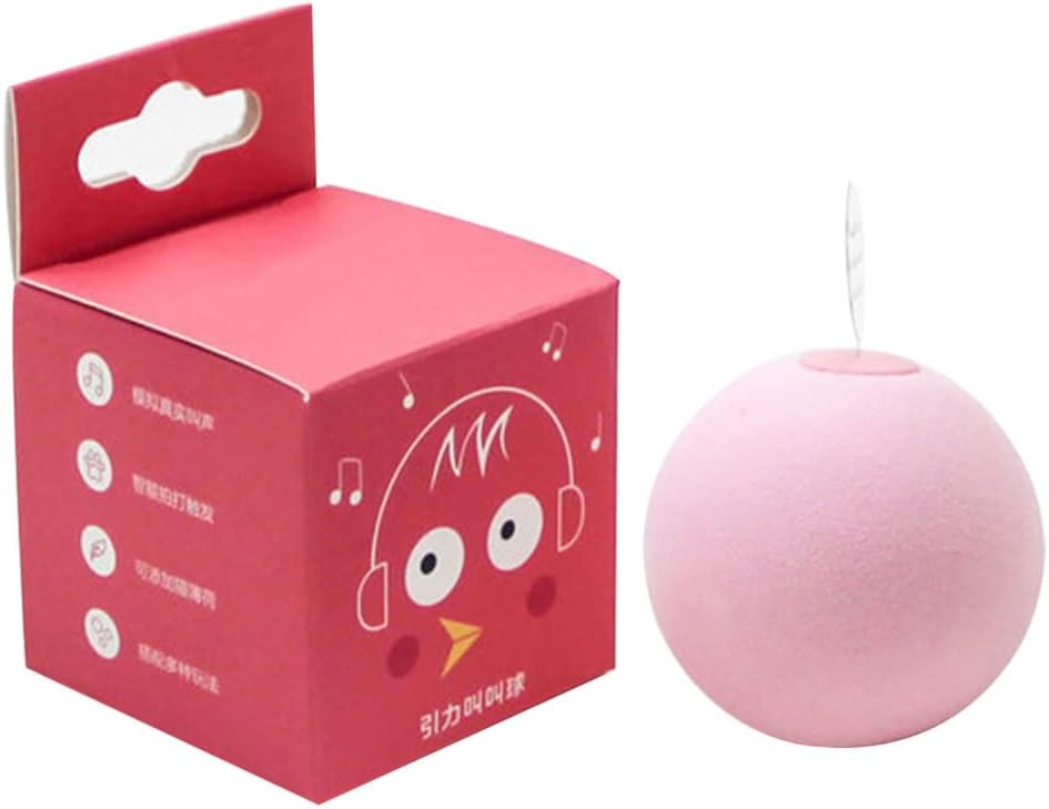 PHILISENMALL Pelotas de canto para gatitos, juguetes realistas de animales sonidos, juguetes de pelota estimulan para tu gatito