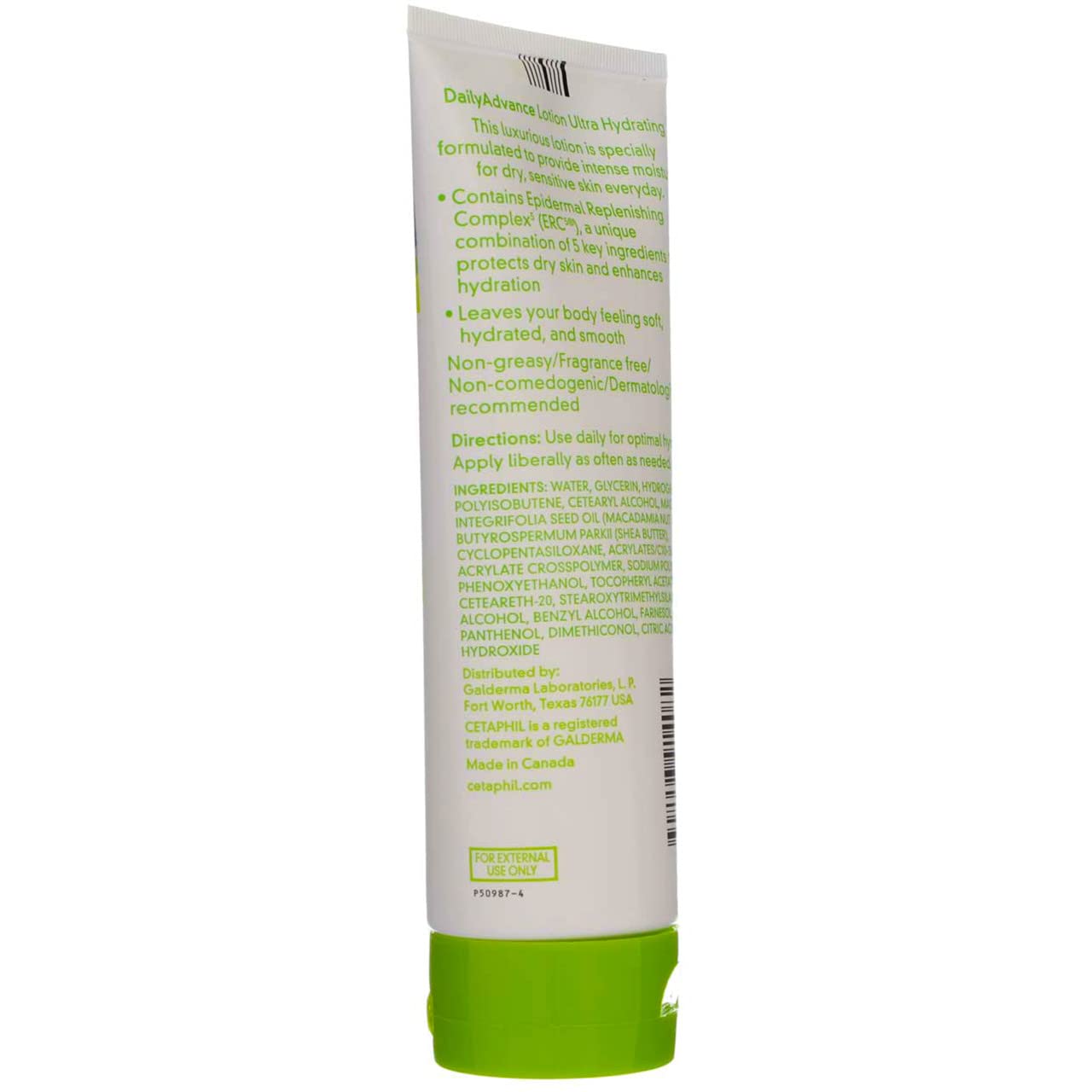 Cetaphil DailyAdvance Loción Ultra Hidratante para Piel SecaSensible, 8 oz (Paquete de 4)