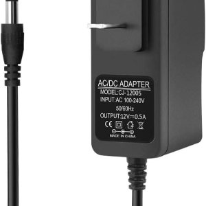 Adaptador de fuente de alimentación de 12V 0.5A 500mA AC 100240V a DC 12V 500mA 6W Convertidor ACDC, transformador de 12V 0.5A, para CCTV, sistema Adaptador de fuente de alimentación de 12V 0.5A 500mA AC 100240V a DC 12V 500mA 6W Convertidor ACDC, transformador de 12V 0.5A, para CCTV, sistema