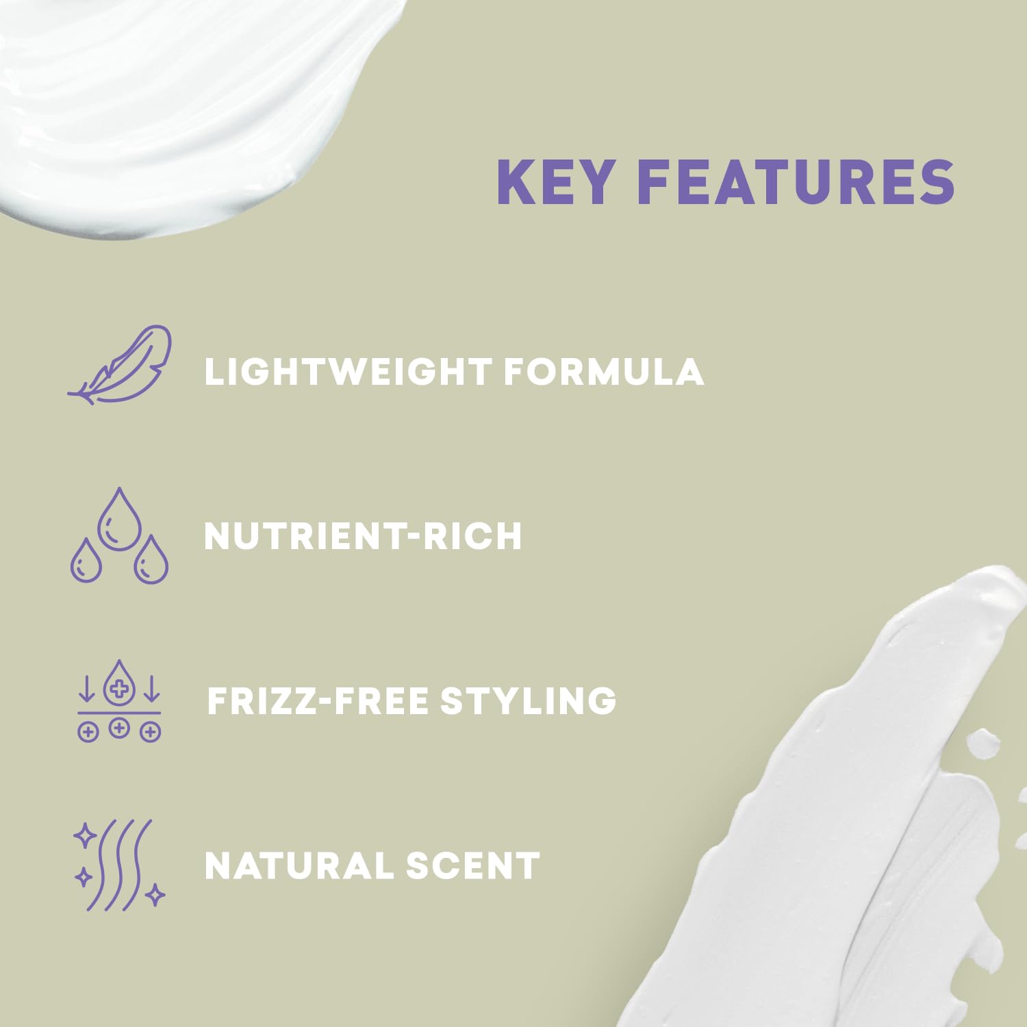 Just Nutritive Loción capilar encrespamiento  Tratamiento de domesticación Flyaway  Loción capilar natural antiencrespamiento para hombres y mujeres