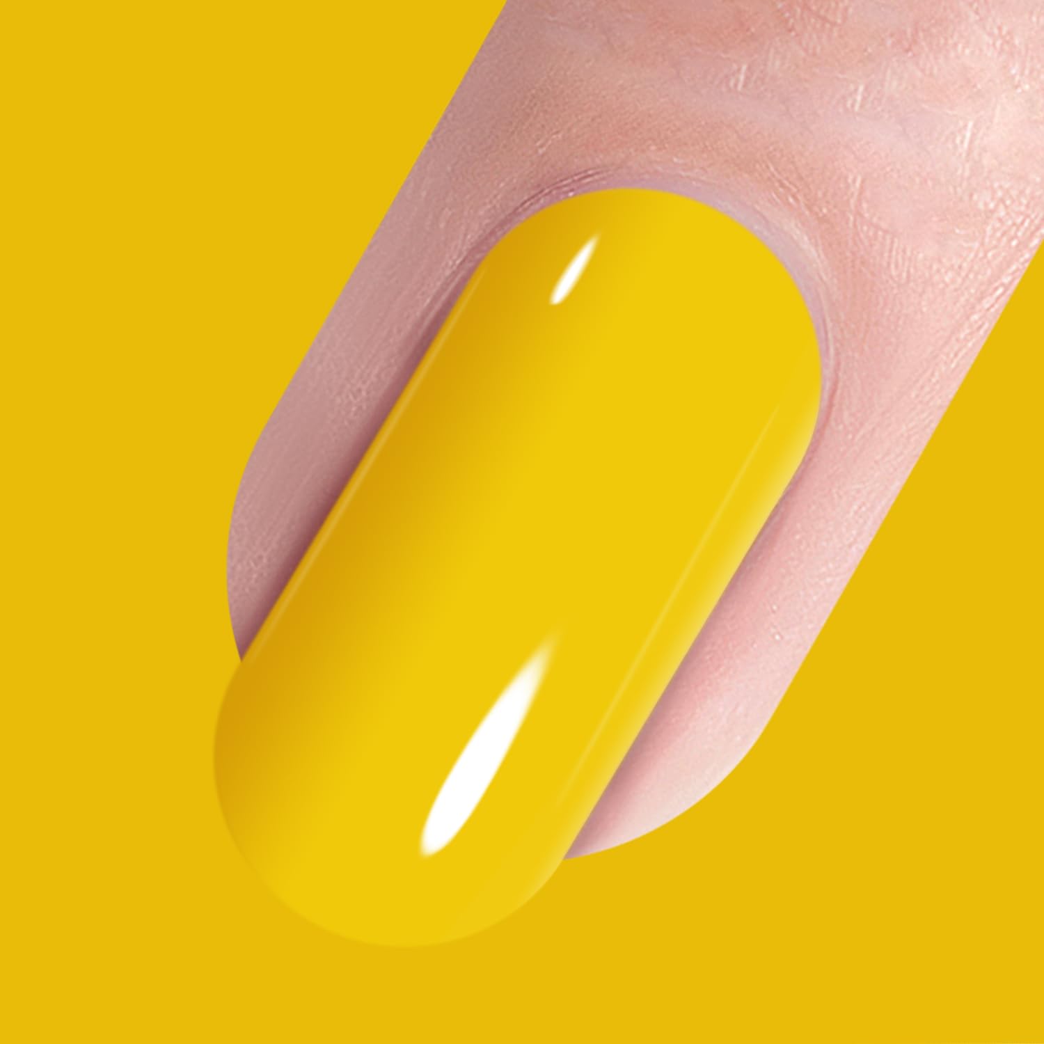 Vishine Esmalte de uñas en gel de 0.6 fl oz, 1 unidad, color amarillo canario, esmalte de uñas de larga duración, esmalte de uñas en gel para otoño,