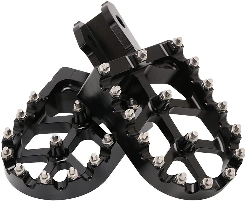 JFG RACING Estriberas CNC para bicicleta de cross, estriberas de pedal de descanso CNC para YZ65 18-23YZ85 02-23YZ125 97-23YZ250 98-23YZ250F WR250F