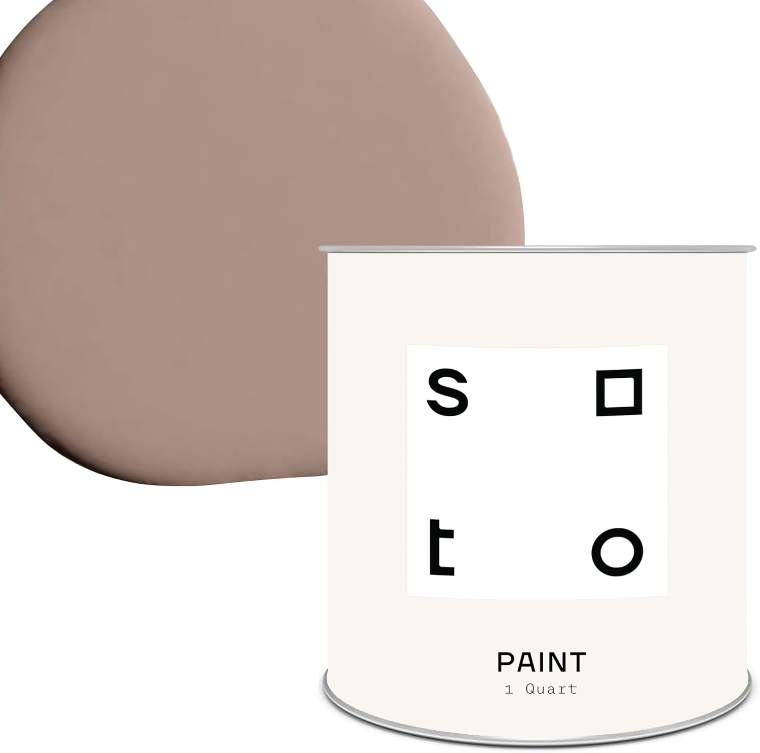 soto Pintura morada todo en uno para casa + muebles, acabado mate (morado mineral n. 32)  1 cuarto de galón de pintura para toda la casa pared,