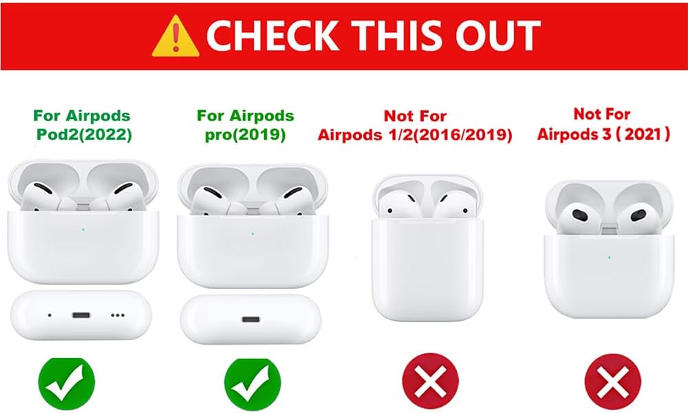 Bonita funda para AirPods Pro de 21 generación (202320222019) con llavero, diseño de radio de dibujos animados en 3D, funda de carga de silicona