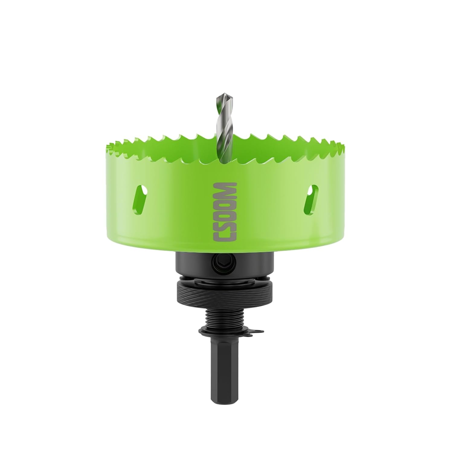 CSOOM Broca de sierra bimetálica mejorada, cortador de perforación, ideal para plástico, madera, madera contrachapada, láminas de acero finas y