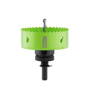 CSOOM Broca de sierra bimetálica mejorada, cortador de perforación, ideal para plástico, madera, madera contrachapada, láminas de acero finas y CSOOM Broca de sierra bimetálica mejorada, cortador de perforación, ideal para plástico, madera, madera contrachapada, láminas de acero finas y