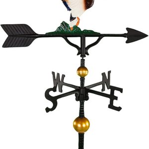 32-inch Weathervane Deluxe con color pato, adorno por de Montague productos de Metal 32-inch Weathervane Deluxe con color pato, adorno por de Montague productos de Metal