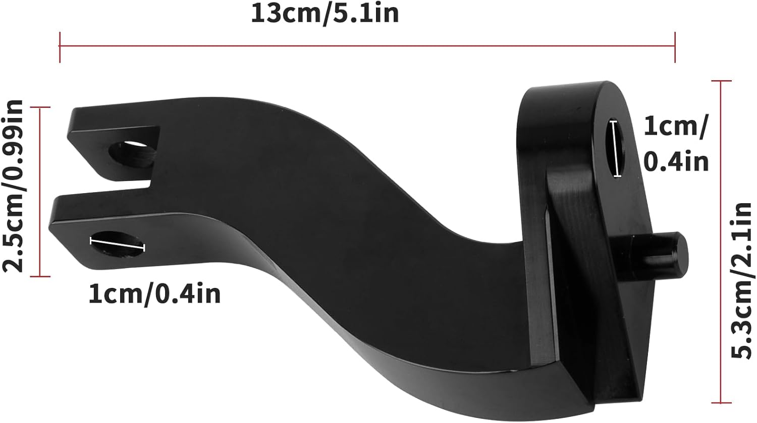 psler – Soporte de clavija de pasajero de motocicleta, extensión de clavija de pie de motocicleta para Touring Road King, Street Glide, Road Glide,
