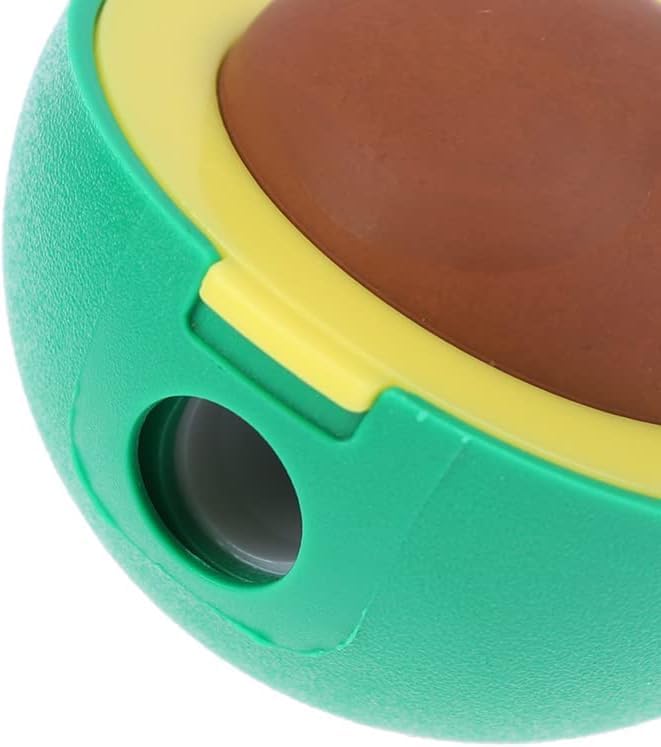 1 sacapuntas de aguacate lindo borrador de goma para niños, papelería para estudiantes u oficinistas, recompensas y premios de clase, caja de