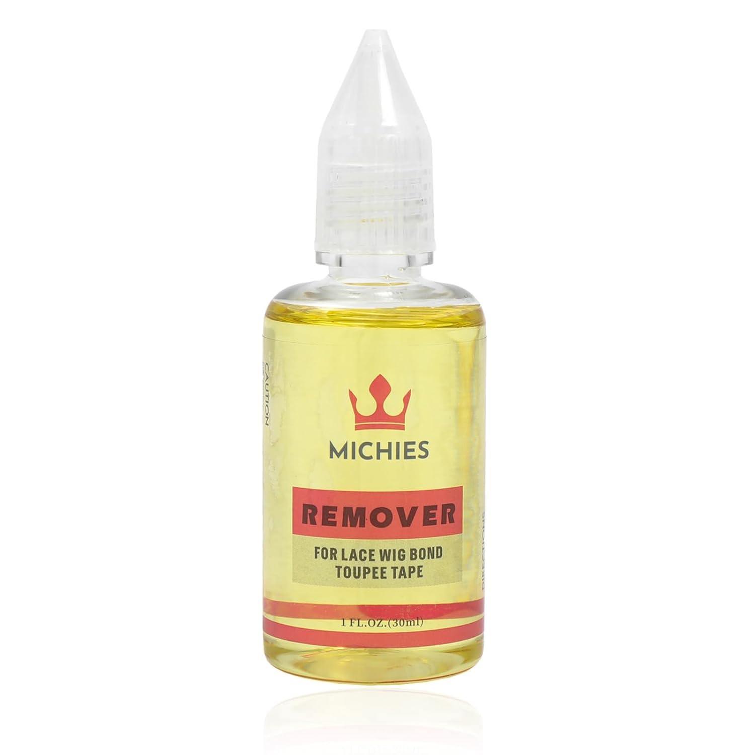 MICHIES Removedor de pegamento para peluca, removedor de extensiones adhesivas de 1 onza1.0 fl oz, removedor de pegamento de encaje de acción