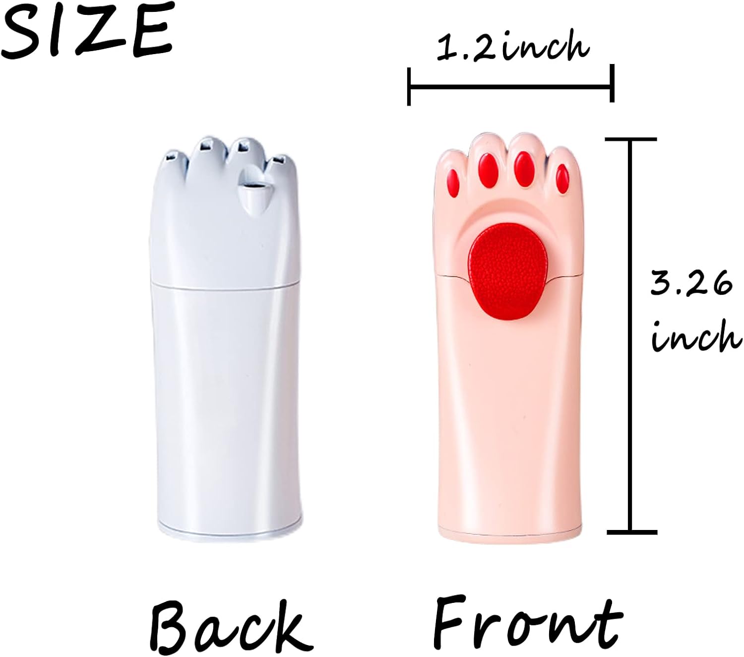 MYCHUS Encendedor resistente al viento, fresco, bonito diseño de pata de gato, rellenable, ajustable, encendedor de butano, regalo para hombres (sin