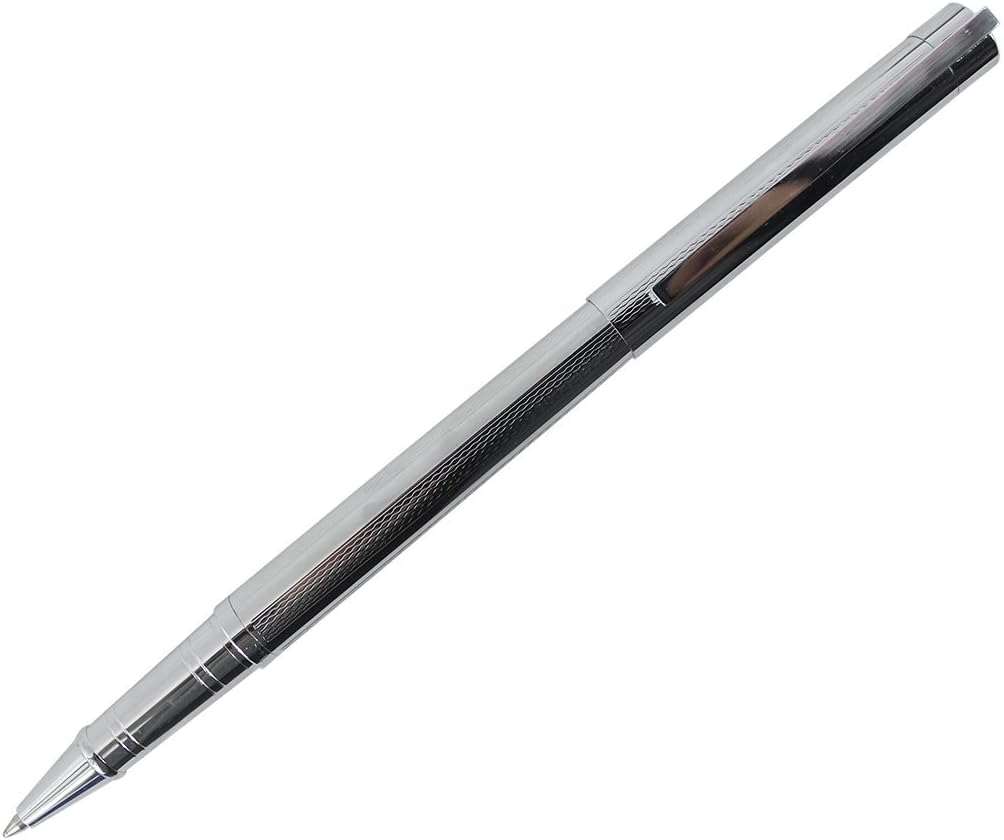 Advanced 126 Bolígrafo Rollerball con estuche para bolígrafo, rejilla de acero