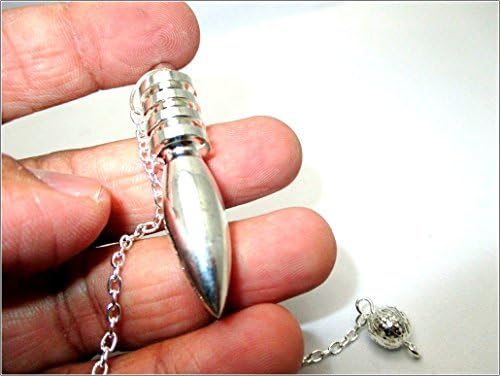 Jet Egyptian 4 Plate Isis Karnak Silver Pendulum 4 Ring Chamber Reiki Wiccan Free Booklet Jet International Crystal Therapy Healing Dowsing La