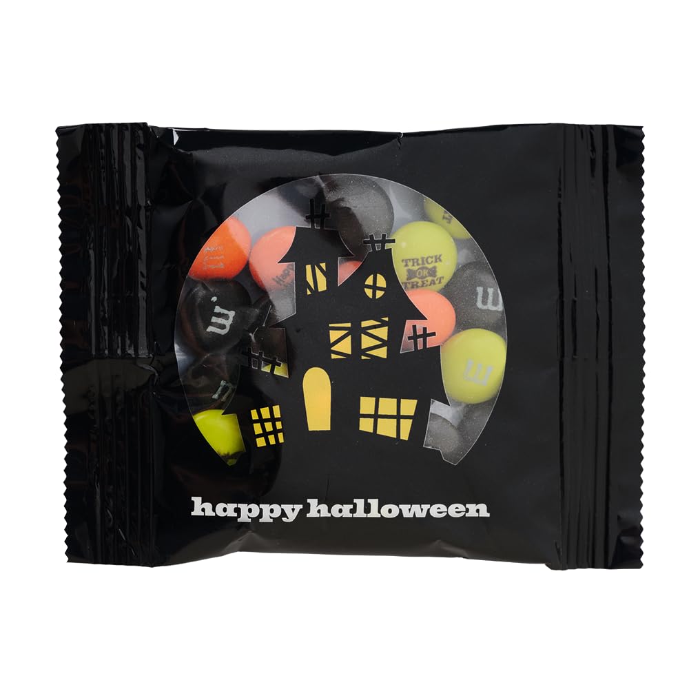 M&M’S Dulces de Halloween de dulce o truco, dulces únicos de Halloween para recuerdos de fiesta o bolsas de golosinas (juego de 30 unidades)