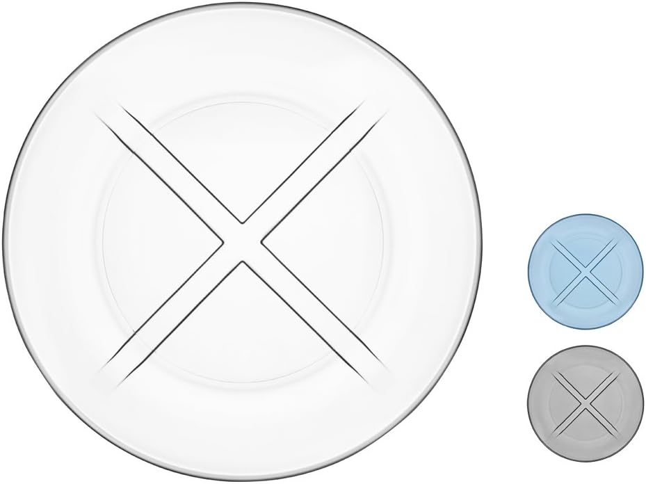 Kosta Boda Bruk – Plato para ensalada (7.67 pulgadas), transparente