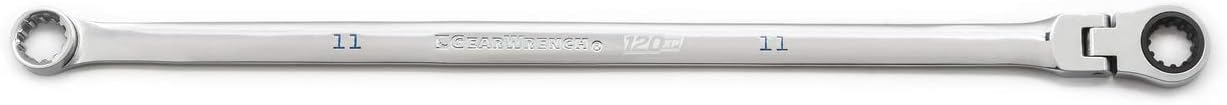 GEARWRENCH Llave de trinquete de cabeza flexible 120XP Universal Spline XL GearBox de 0.433 in – 86111