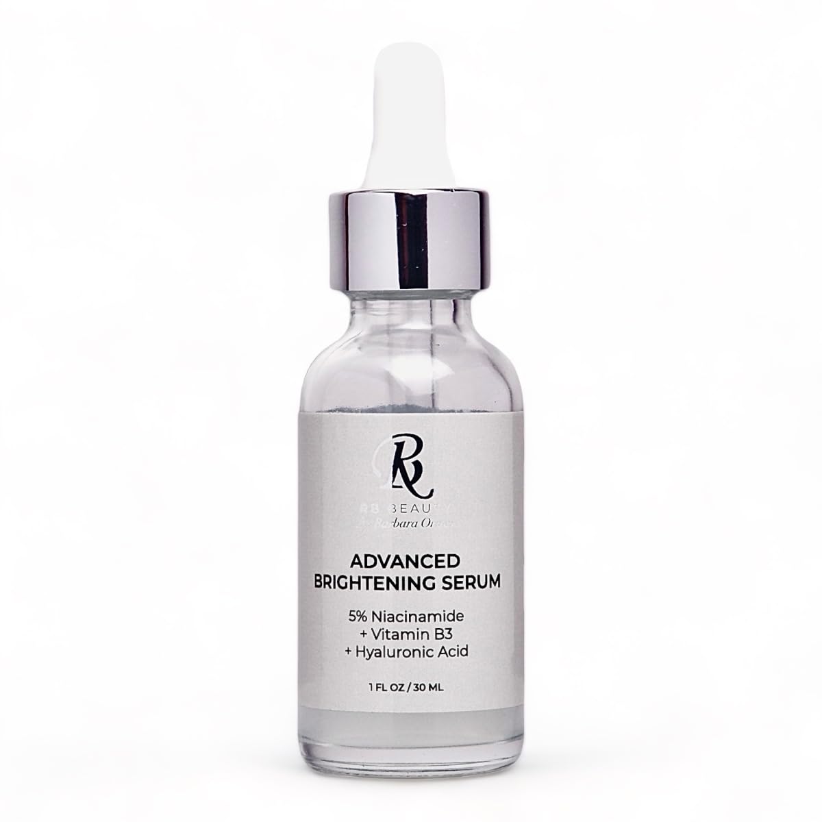 RB Beauty Advanced Brightening Serum – Suero multiacción niacinamida, ácido hialurónico, zinc PCA – hidrata y mejora la tez de la piel. Calmante,