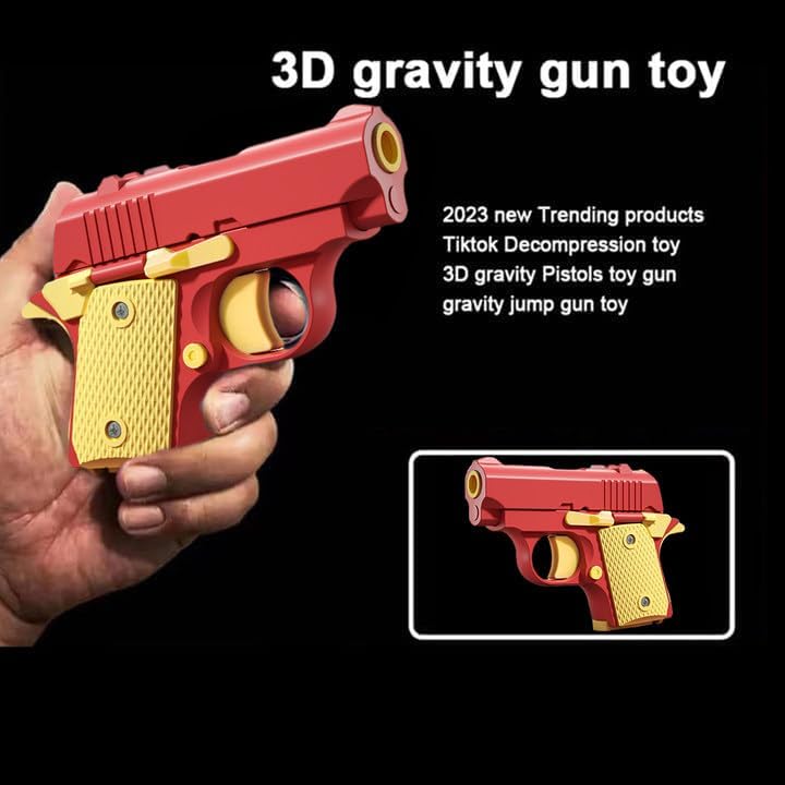 Mini pistola pequeña 1911 impresa en 3D, juguetes de pistola pequeña de plástico para niños, juguetes EDC, juguetes sensoriales, juguetes reductores