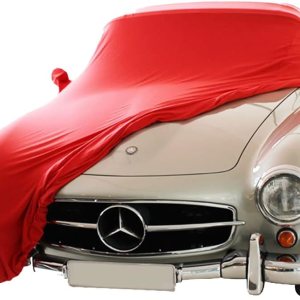 Star Cover Cubierta interior para automóvil Mercedes-Benz 190 SL roja con bolsillos de espejo cubierta de garaje a medida ajuste perfecto y cubierta Star Cover Cubierta interior para automóvil Mercedes-Benz 190 SL roja con bolsillos de espejo cubierta de garaje a medida ajuste perfecto y cubierta