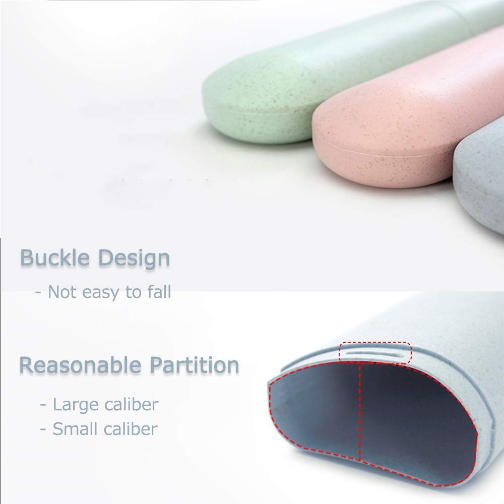 Caja portátil para cepillos de dientes de viaje, estuche para senderismo, camping, proteger, caja de almacenamiento, cubierta de cepillo de dientes