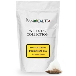 Té de trigo sarraceno del Himalaya, 30 bolsitas de té piramidales de seda de maíz, 0.21 oz cada una, té tartario tostado sin cafeína Grado premium, Té de trigo sarraceno del Himalaya, 30 bolsitas de té piramidales de seda de maíz, 0.21 oz cada una, té tartario tostado sin cafeína Grado premium,