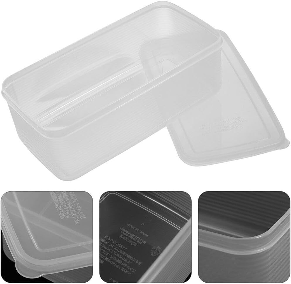 Abaodam 2 unids caja caja fruta tarro alimentos fresco mantener titular refrigerador tostada contenedores para refrigerador fresco mantener soporte