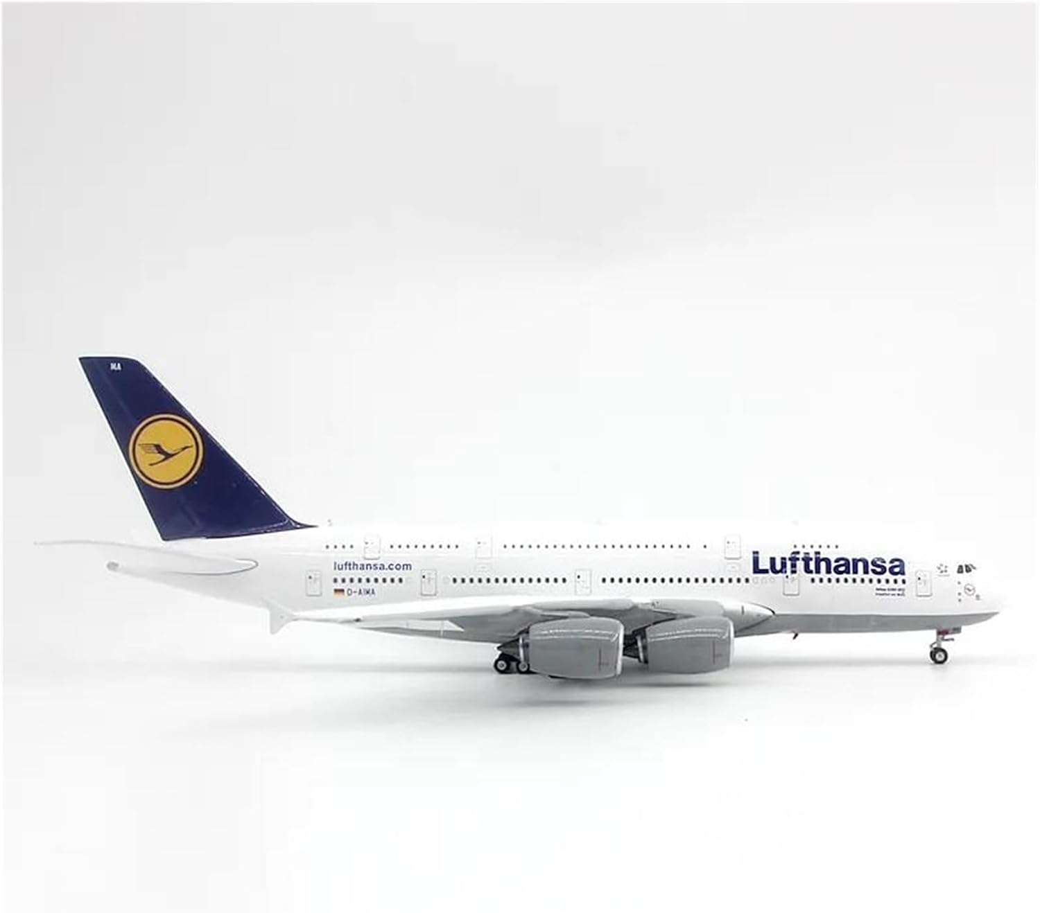Scale Airplane Model 1400 for Lufthansa Airbus A380 Aircraft Model Alloy Finished Aircraft Model Scale Airplane Model Exquisite Collection Gift