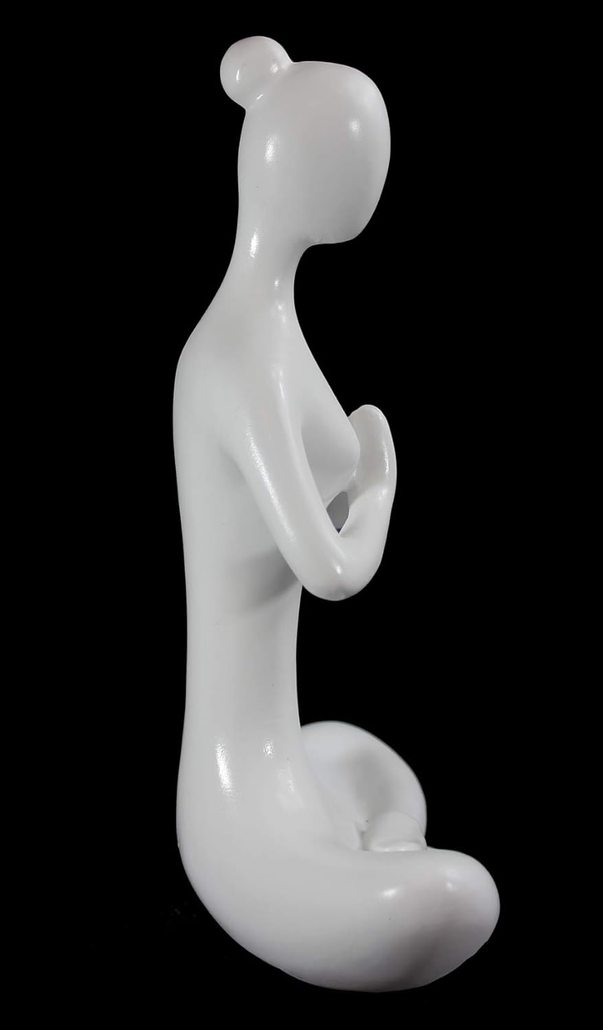 Seraphic Estatua de postura de yoga, regalos de escultura para mujeres, decoración del hogar o habitación, estatuasfiguras de manos de oración