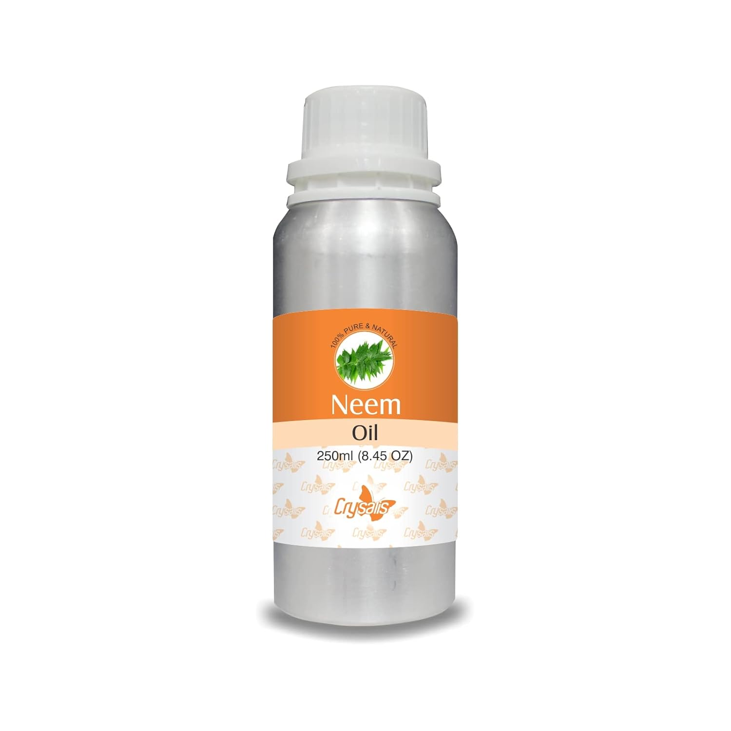 CRYSALIS Aceite de neem (Azadirachta Indica)  Aceite portador sin diluir 100% puro y natural estándar orgánico  para hidratar la piel y el cuidado